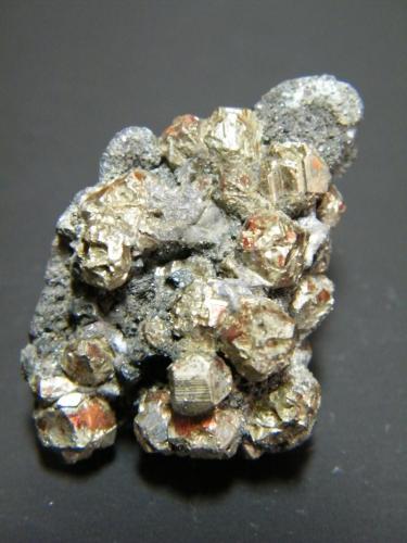 Pyrite<br />Mina Tsumeb, Tsumeb, Región Otjikoto, Namibia<br />26mm x 40mm x 17mm<br /> (Author: Heimo Hellwig)