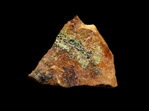 Metazeunerita<br />Mina San José, Puerto de Eslida, Chóvar, Comarca Alto Palancia, Castellón / Castelló, Comunidad Valenciana / Comunitat Valenciana, España<br />5 x 5 cm.<br /> (Autor: Antonio P. López)