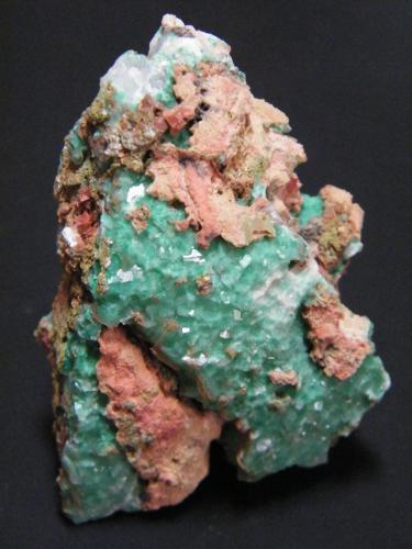 Adamite<br />Tsumeb Mine, Tsumeb, Otjikoto Region, Namibia<br />47mm x 58mm x 45mm<br /> (Author: Heimo Hellwig)