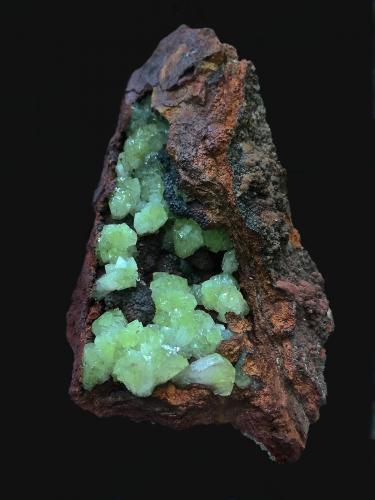 Adamita<br />Ojuela Mine, Mapimí, Municipio Mapimí, Durango, Mexico<br />9,4 x 5,8 cm.<br /> (Autor: Xavier bordas)