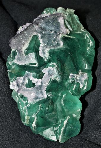 Fluorite<br />Yiwu, Jinhua Prefecture, Zhejiang Province, China<br />11x7x2.5 cm<br /> (Author: Joseph DOliveira)
