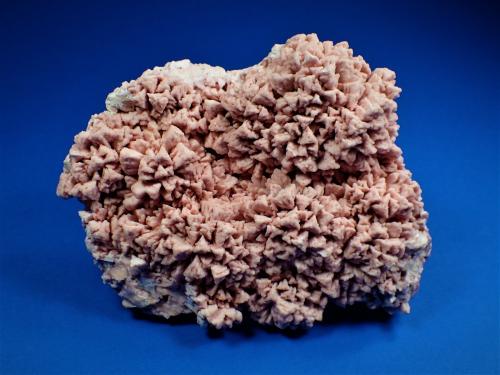 Rhodochrosite<br />Oppu Mine, Nishimeya-mura, Nakatsugaru District, Aomori Prefecture, Tohoku Region, Honshu Island, Japan<br />15.2 cm x 11.7 cm x 4.7 cm<br /> (Author: Don Lum)