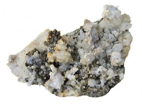 Quartz, Pyrite, Dolomite, Calcite<br />Cavnic Mine, Cavnic mining area, Cavnic, Maramures, Romania<br />Specimen size 25 cm<br /> (Author: Tobi)