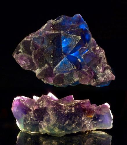 Fluorita<br />Mina De'an, Wushan, De'an, Prefectura Jiujiang, Provincia Jiangxi, China<br />11 x 8 x 4 cm<br /> (Autor: Josele)