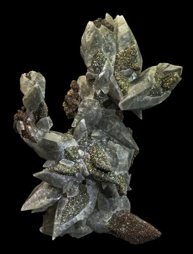 Calcite<br />Brushy Creek Mine, Greeley, Viburnum Trend District, Reynolds County, Missouri, USA<br />110 x 75 x 30 mm<br /> (Author: Rob Schnerr)