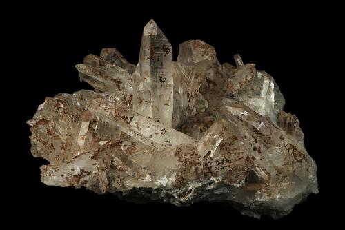 Quartz<br />Cantera de pórfidos, Quenast, Rebecq, Distrito Nivelles, Provincia Brabante Valón, Región Wallonne , Bélgica<br />74 x 53 x 41 mm<br /> (Author: Rob Schnerr)