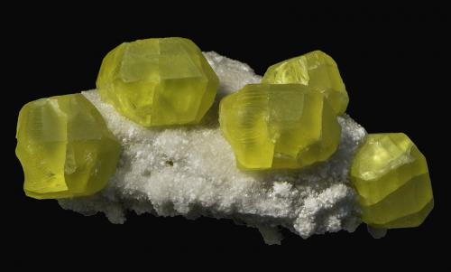 Sulphur<br />Cozzo Disi Mine, Casteltermini, Agrigento (Girgenti) Province, Sicily, Italy<br />76 x 46 x 40 mm<br /> (Author: Rob Schnerr)