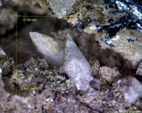 Calcita.<br />Minas Batère, Corsavy, Haut Vallespir, Céret, Departamento Pirineos Orientales, Occitanie, Francia<br />3´106 x 2´693 mm.<br /> (Autor: Jesus Franquesa Baucells)