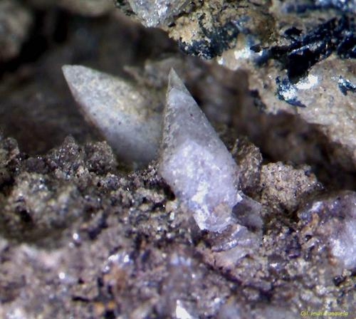 Calcita.<br />Minas Batère, Corsavy, Haut Vallespir, Céret, Departamento Pirineos Orientales, Occitanie, Francia<br />3´106 x 2´693 mm.<br /> (Autor: Jesus Franquesa Baucells)