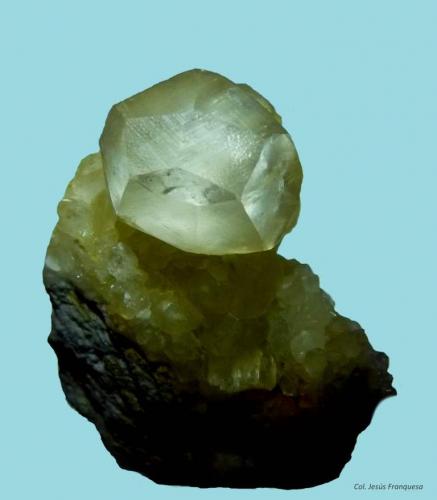 Calcita.<br />Cantera La Sambre, Landelies, Montigny-le-Tilleul, Provincia Hainaut, Región Valona, Bélgica<br />40x35 mm.<br /> (Autor: Jesus Franquesa Baucells)