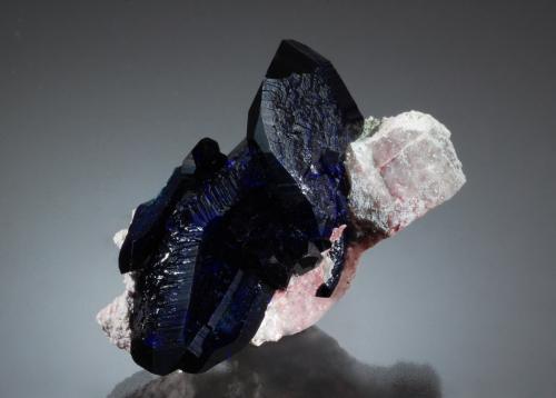 Azurite<br />Milpillas Mine, Cuitaca, Municipio Santa Cruz, Sonora, Mexico<br />2.1 x 3.5 cm<br /> (Author: crosstimber)