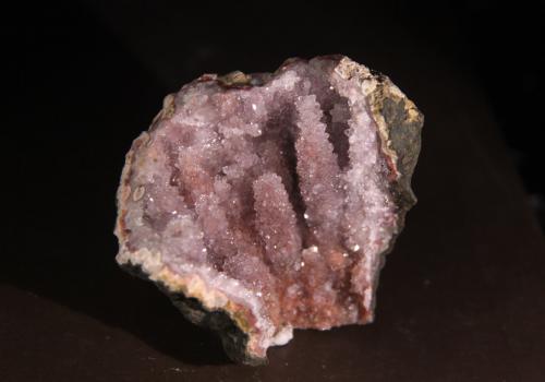 Quartz (variety amethyst)<br />Sidi Rahal, El Kelaâ des Sraghna Province, Marrakech-Safi Region, Morocco<br />96mm x 78mm x 85mm<br /> (Author: Firmo Espinar)