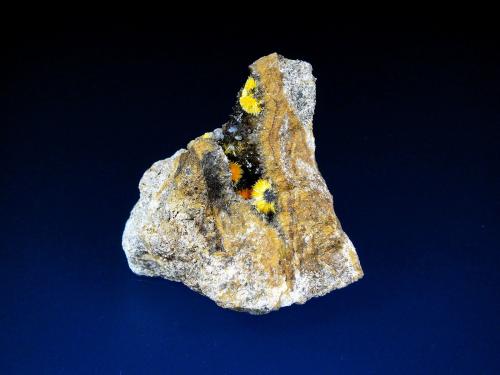 Boltwoodita<br />Concesión Goanikontes, Goanikontes, Distrito Swakopmund, Región Erongo, Namibia<br />5 x 4 cm.<br /> (Autor: Antonio P. López)