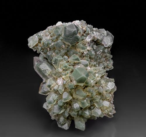 Quartz with Chlorite Inclusions<br />Shingle Springs, Shingle Springs District, El Dorado County, California, USA<br />9.6 x 9.3 cm<br /> (Author: am mizunaka)