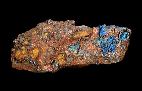Goethita<br />Mina Las Cruces, Gerena-Guillena-Salteras, Comarca Sierra Norte, Sevilla, Andalucía, España<br />92x53x34 mm<br /> (Autor: Antonio Carmona)
