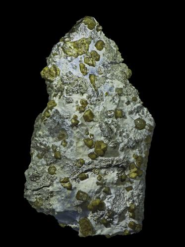 Vesuvianite<br />Sierra de las Cruces, Sierra Mojada mining district, Municipio Sierra Mojada, Coahuila (Coahuila de Zaragoza), Mexico<br />105 x 55 x 30 mm<br /> (Author: Rob Schnerr)