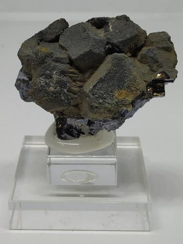 Galena<br />Mina Linda Mariquita, El Molar, Comarca Priorat, Tarragona, Cataluña / Catalunya, España<br />4x5cm<br /> (Autor: Adri Rodríguez)