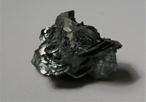 Hematite and 'Apatite'<br />Tormiq Valley, Baltistan District, Gilgit-Baltistan (Northern Areas), Pakistan<br />45mm x 30mm x 30mm<br /> (Author: Philippe Durand)