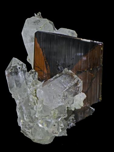 Brookite<br />Nausherwani prospection, Char Kohan, Kharan, Kharan District, Balochistan (Baluchistan), Pakistan<br />36 x 22 x 34 mm<br /> (Author: Rob Schnerr)