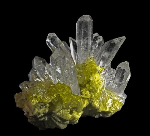 Celestine<br />Machów Mine, Tarnobrzeg, Subcarpathian Voivodeship, Poland<br />40 x 35 x 30 mm<br /> (Author: Rob Schnerr)