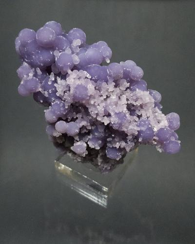 Quartz (variety botryoidal amethyst)<br />Mamuju area, Sulawesi Barat Province, Indonesia<br />6.5 x 6 cm<br /> (Author: Richard Arseneau)