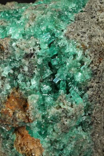 Beryl (variety emerald), Pyrite<br />Muzo mining district, Western Emerald Belt, Boyacá Department, Colombia<br />130x112x90mm<br /> (Author: Fiebre Verde)