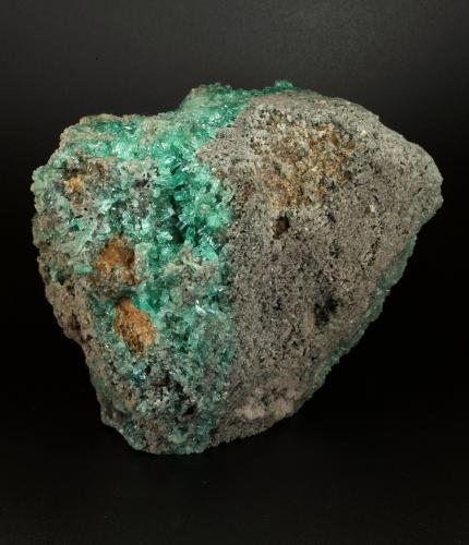 Beryl (variety emerald), Pyrite<br />Muzo mining district, Western Emerald Belt, Boyacá Department, Colombia<br />130x112x90mm<br /> (Author: Fiebre Verde)