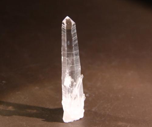 Quartz<br />Municipio Bolívar, Vélez Province, Santander Department, Colombia<br />19mm x 61mm x 18mm<br /> (Author: Firmo Espinar)