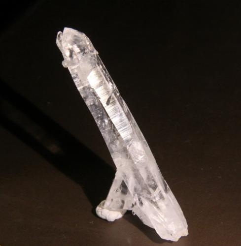 Quartz<br />Municipio Bolívar, Vélez Province, Santander Department, Colombia<br />18mm x 63mm x 11mm<br /> (Author: Firmo Espinar)