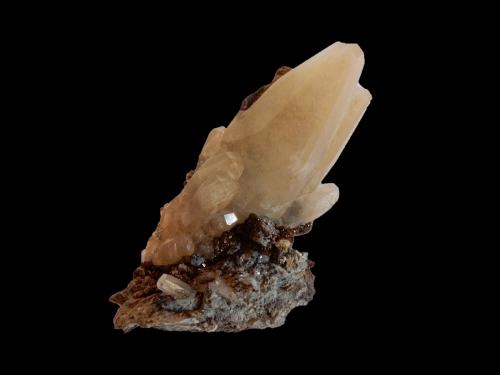 Calcite<br />Sweetwater Mine, Ellington, Viburnum Trend District, Reynolds County, Missouri, USA<br />130x100x90 mm<br /> (Author: Dany Mabillard)