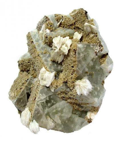 Fluorite, Baryte, Dolomite<br />Tannenboden Mine, Wieden (Schwarzwald), Lörrach, Freiburg, Baden-Württemberg, Germany<br />Specimen height 9,5 cm<br /> (Author: Tobi)