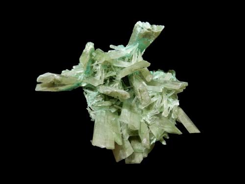 Gypsum (variety selenite)<br />Lubin Mine, Lubin, Lubin District, Legnica, Lower Silesia, Poland<br />70x60x60 mm<br /> (Author: Dany Mabillard)