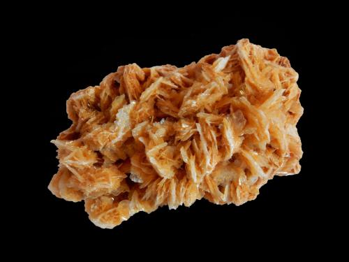 Baryte with Realgar inclusions<br />Baia Sprie Mine, Baia Sprie, Maramures, Romania<br />120x70x60 mm<br /> (Author: Dany Mabillard)