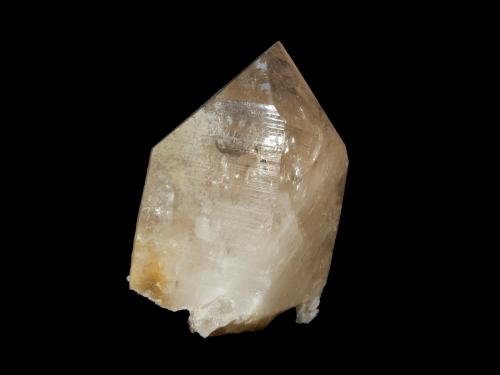 Quartz<br />Nalps Valley, Tujetsch (Tavetsch), Vorderrhein Valley, Grischun (Grisons; Graubünden), Switzerland<br />80 mm x 60 mm x 30 mm<br /> (Author: Dany Mabillard)