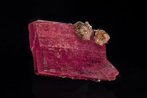 Rhodochrosite<br />Wessels Mine, Hotazel, Kalahari manganese field (KMF), Northern Cape Province, South Africa<br />1.7 x 1.5 x .7 cm<br /> (Author: am mizunaka)