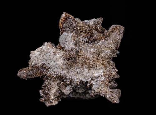 Quartz with chlorite inclusion, Anatase<br />White Mountains, Inyo County, California, USA<br /><br /> (Author: am mizunaka)
