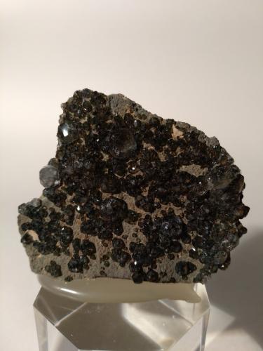 Analcime<br />Complejo Volcánico Etna, Aci Trezza, Aci Castello, Provincia Ciudad metropolitana de Catania, Sicilia, Italia<br />53 mm x 47 mm<br /> (Author: Sante Celiberti)