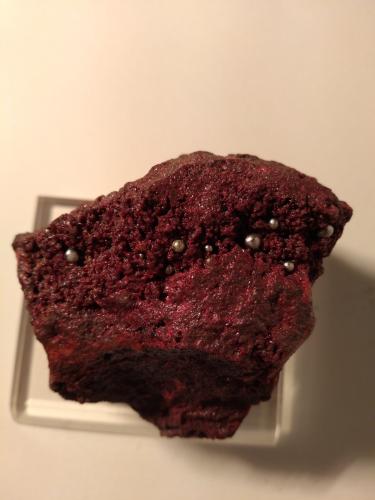 Mercurio sobre Cinabrio<br />Siele Mine, Amiata Mountain, Piancastagnaio, Siena Province, Tuscany, Italy<br />74 mm x 59 mm<br /> (Autor: Sante Celiberti)