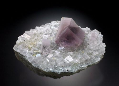 Fluorite<br />Beihilfe Mine, Halsbrücke, Freiberg District, Erzgebirgskreis, Saxony/Sachsen, Germany<br />7x5x4 cm overall size.<br /> (Author: Jesse Fisher)
