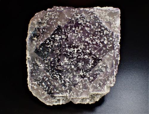 Fluorite, Calcite<br />Cave-in-Rock Sub-District, Hardin County, Illinois, USA<br />185 mm x 236 mm x 124 mm<br /> (Author: Don Lum)