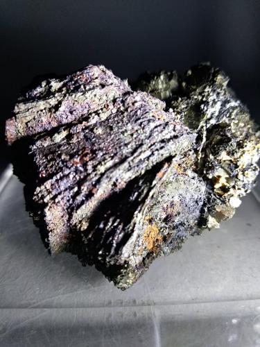 Pyrrhotite<br />Brosso Mine, Cálea, Léssolo, Canavese District, Metropolitan City of Turin Province, Piedmont (Piemonte), Italy<br />57 x 46 mm<br /> (Author: Sante Celiberti)