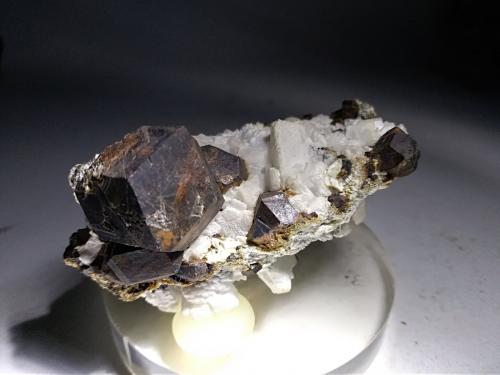Magnetite<br />Brosso Mine, Cálea, Léssolo, Canavese District, Metropolitan City of Turin Province, Piedmont (Piemonte), Italy<br />65,6 x 37<br /> (Author: Sante Celiberti)