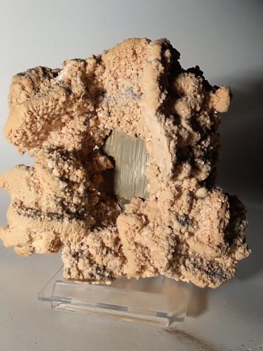 Pirita, Dolomita (pseudomórfica de Calcita)<br />Mina Gavorrano, Gavorrano, Provincia Grosseto, Toscana, Italia<br />105,5 x 115<br /> (Autor: Sante Celiberti)