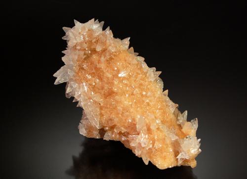 Dolomite after Calcite<br />Boldut Mine, Cavnic mining area, Cavnic, Maramures, Romania<br />4.0 cm x 7.0 cm<br /> (Author: Michael Shaw)