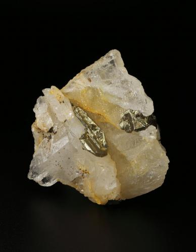 Quartz, Pyrite<br />Muzo mining district, Western Emerald Belt, Boyacá Department, Colombia<br />72mm x 72mm x 46mm<br /> (Author: Fiebre Verde)