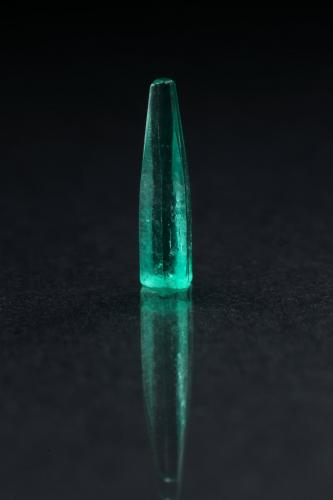Beryl (variety emerald)<br />La Pita mining district, Municipio Maripí, Western Emerald Belt, Boyacá Department, Colombia<br />9mm<br /> (Author: Fiebre Verde)