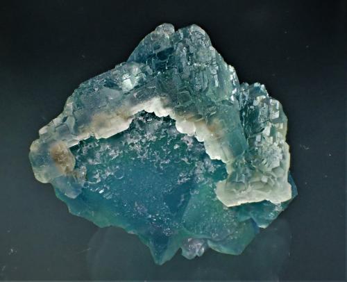 Fluorite<br />Quanzhou Prefecture, Fujian Province, China<br />54 mm x 47 mm x 35 mm<br /> (Author: Don Lum)