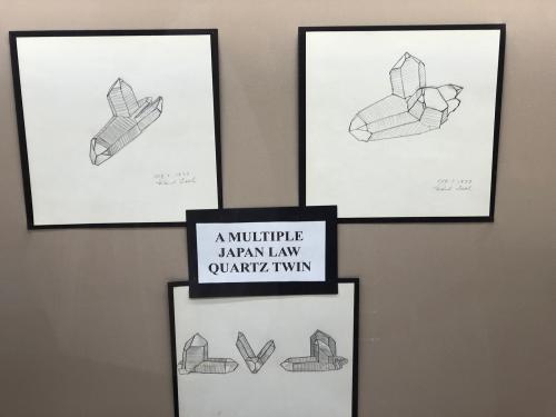 Some drawings in the same exhibit. (Author: am mizunaka)