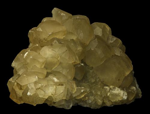 Calcite<br />Gralex Quarry, Mont-sur-Marchienne, Charleroi, Hainaut Province, Wallonia Region, Belgium<br />180 x 60 x 30 mm<br /> (Author: Rob Schnerr)