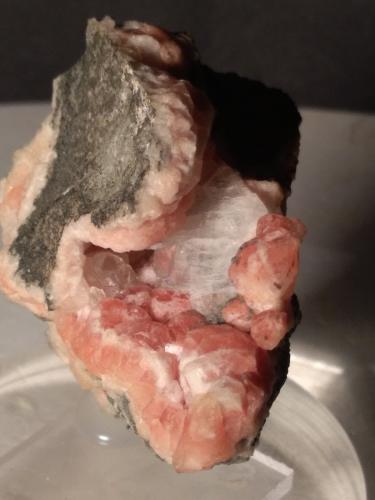 'Apophyllite', Analcime<br />Siusi Alp (Seis Alp, Seiser Alm), Gardena Valley (Gröden Valley), Bolzano Province, Trentino-Alto Adige (Trentino-Südtirol), Italy<br />54 x 45 mm<br /> (Author: Sante Celiberti)